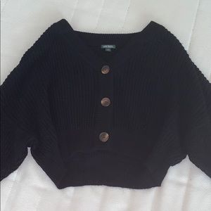 Women’s Target Black Button-Down Sweater
